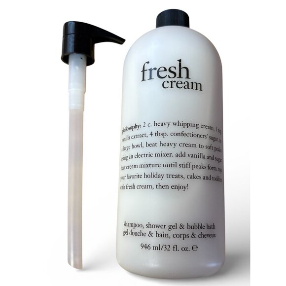 Philosophy Other - Philosophy Fresh Cream Shampoo Shower Gel Bubble Bath 32 fl oz Pump Included